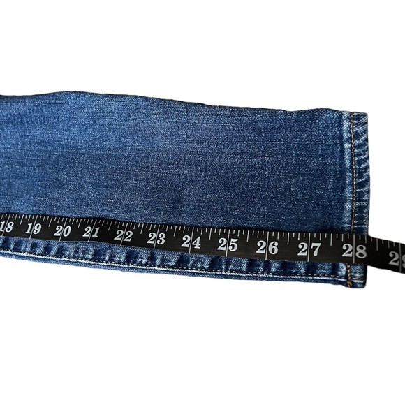 Gap True Skinny Mid Rise Jeans Womens 26 2R Medium Dark Blue Size 2 w/ 5-Pocket - Picture 9 of 10